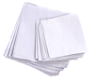WHITE BAGS 5" X 5" [1000 PCS]