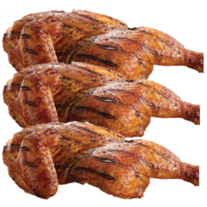 PRE-COOKED PIRI PIRI 1/2 CHICKENS [5x1/2 Chicken] *H