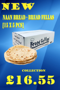 NAAN BREAD - BREAD FELLAS [15 X 5 pcs]