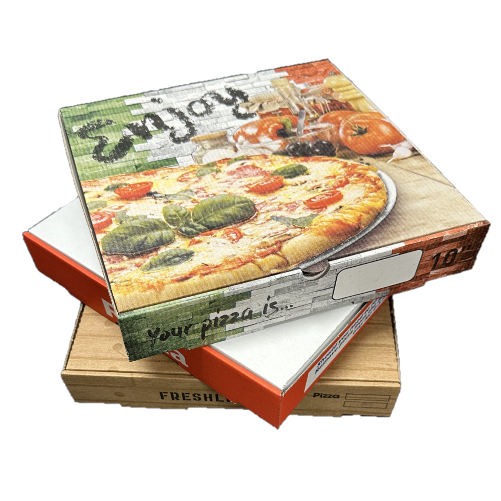 PIZZA BOX - 10 WHITE [90 PCS] - Harlequin (Stockport) Limited