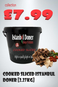 COOKED SLICED ISTANBUL DONER [2.27Kg] *H